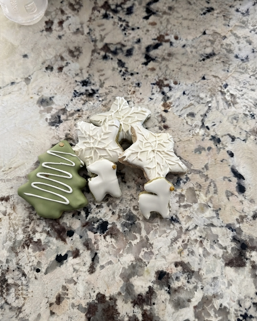 Mini Gluten Free Matcha Shortbread Cookies