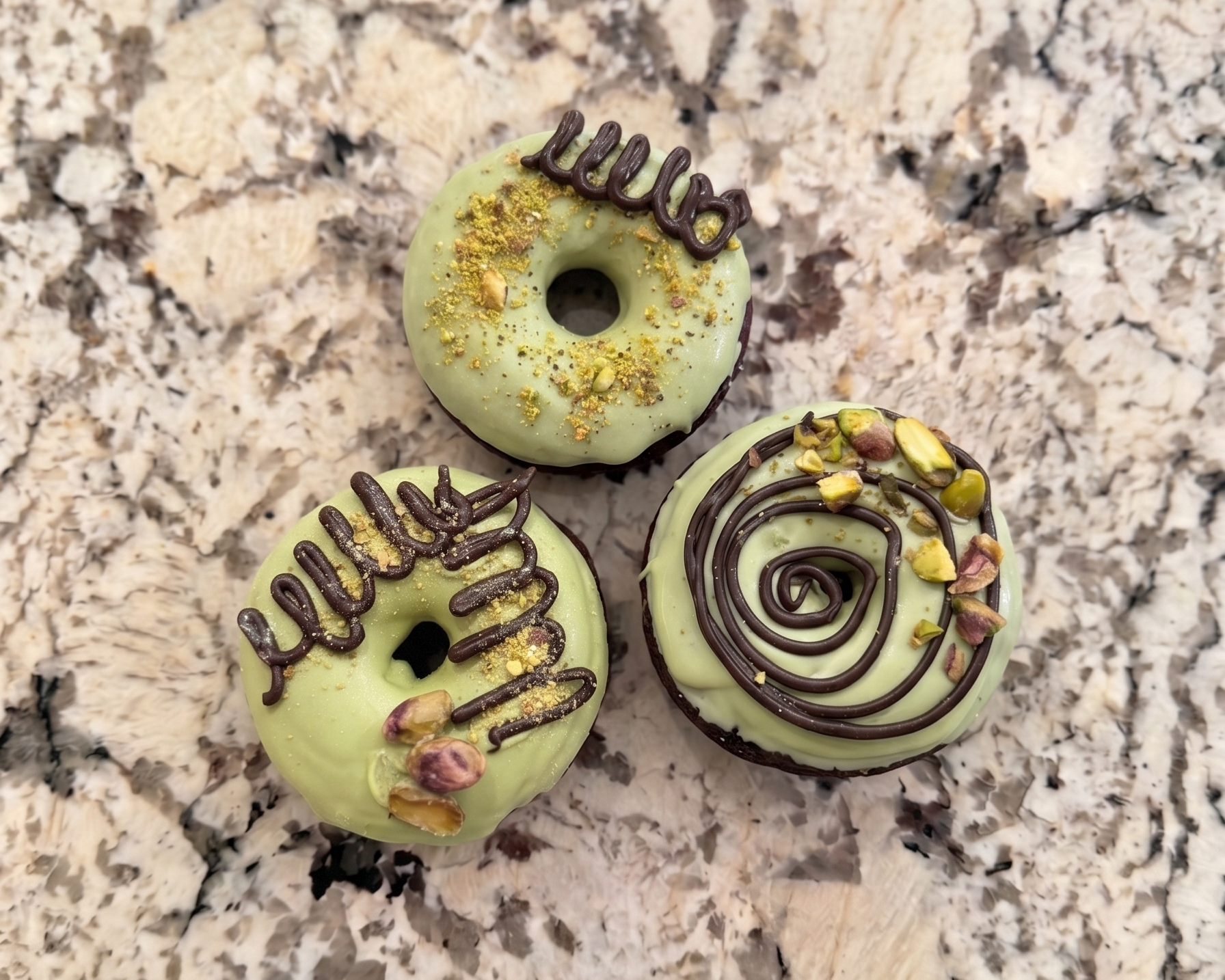 Vegan, Gluten-Free Chocolate Donut Fully Decorated
